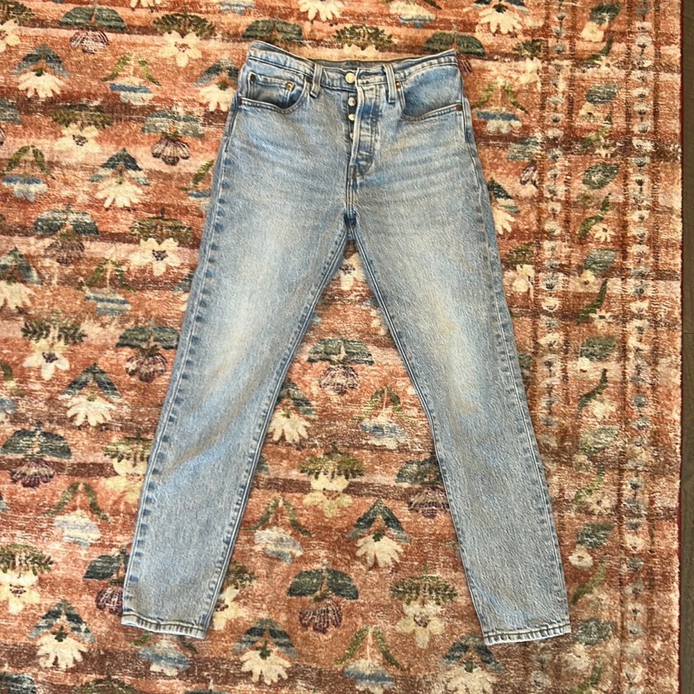 Levi’s 501 Skinny Jeans (Tango Light), 26x28